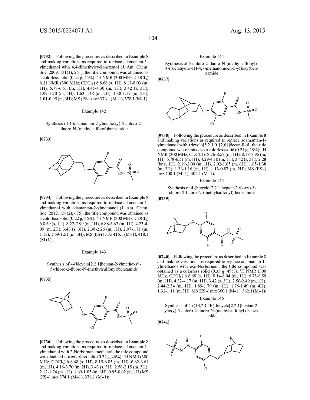 N-SUBSTITUTED BENZAMIDES AND METHODS OF USE THEREOF - diagram, schematic, and image 105