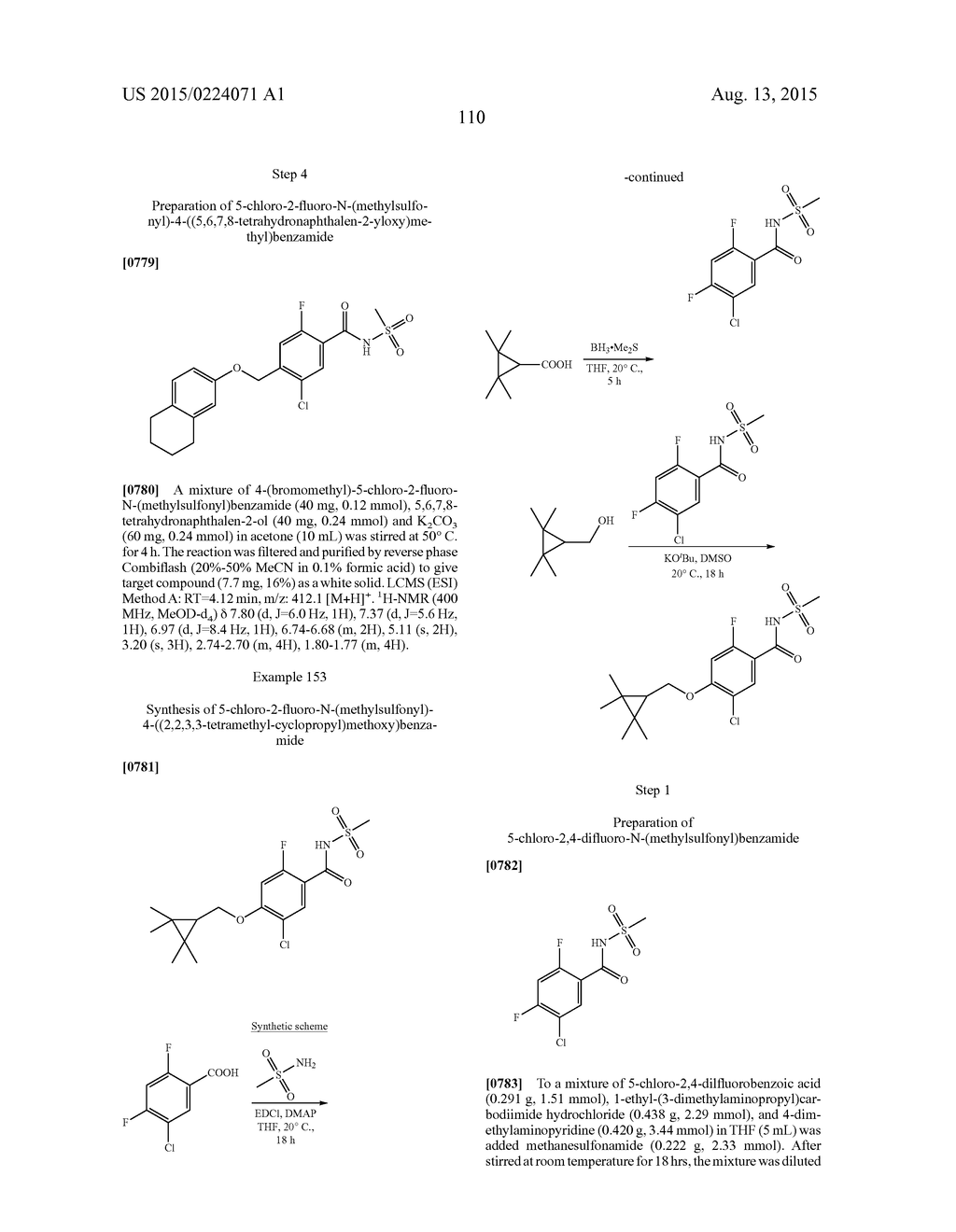 N-SUBSTITUTED BENZAMIDES AND METHODS OF USE THEREOF - diagram, schematic, and image 111