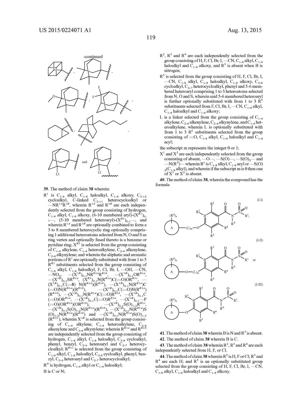 N-SUBSTITUTED BENZAMIDES AND METHODS OF USE THEREOF - diagram, schematic, and image 120