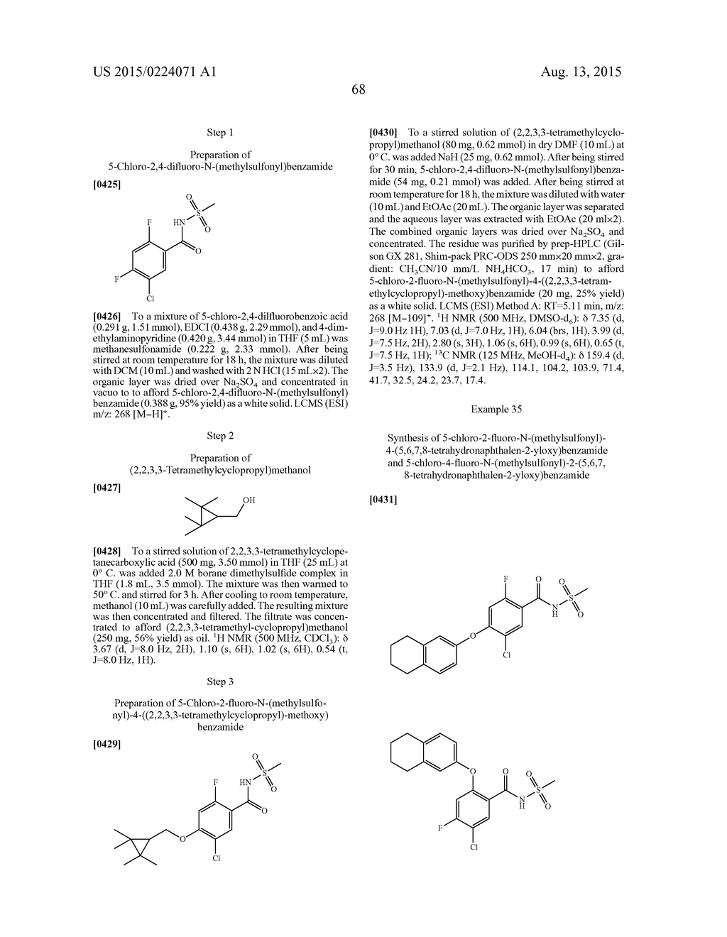 N-SUBSTITUTED BENZAMIDES AND METHODS OF USE THEREOF - diagram, schematic, and image 69