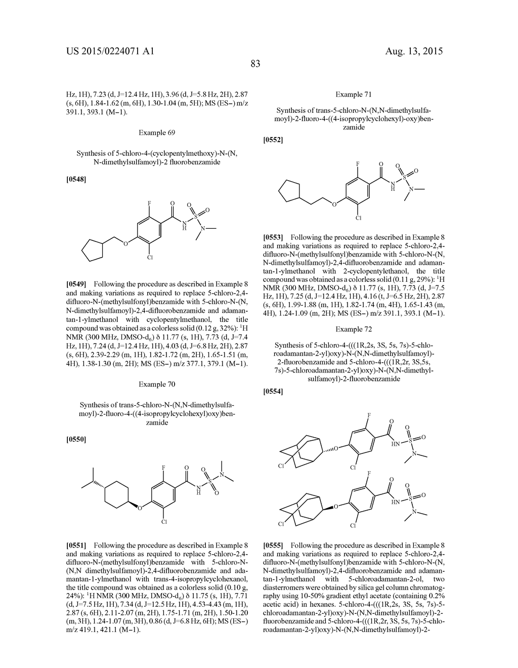 N-SUBSTITUTED BENZAMIDES AND METHODS OF USE THEREOF - diagram, schematic, and image 84