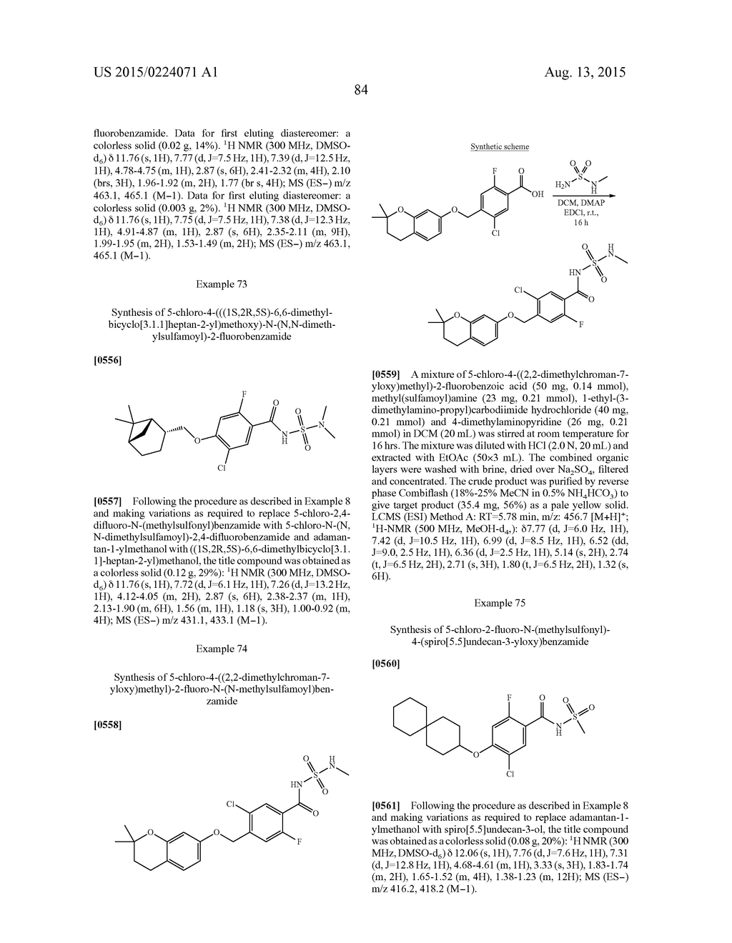 N-SUBSTITUTED BENZAMIDES AND METHODS OF USE THEREOF - diagram, schematic, and image 85