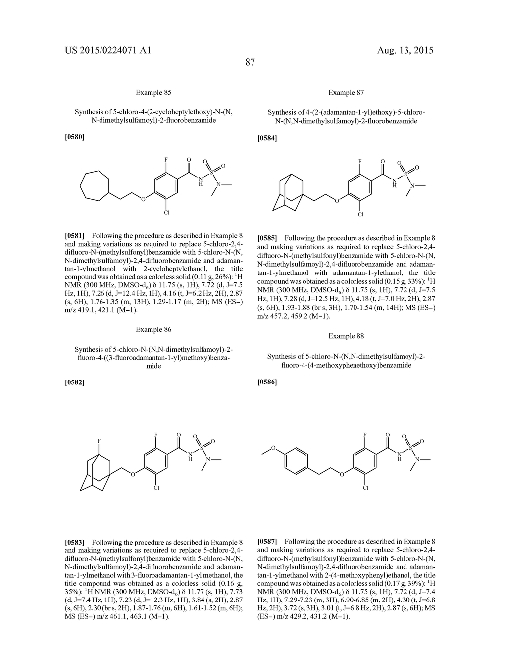 N-SUBSTITUTED BENZAMIDES AND METHODS OF USE THEREOF - diagram, schematic, and image 88