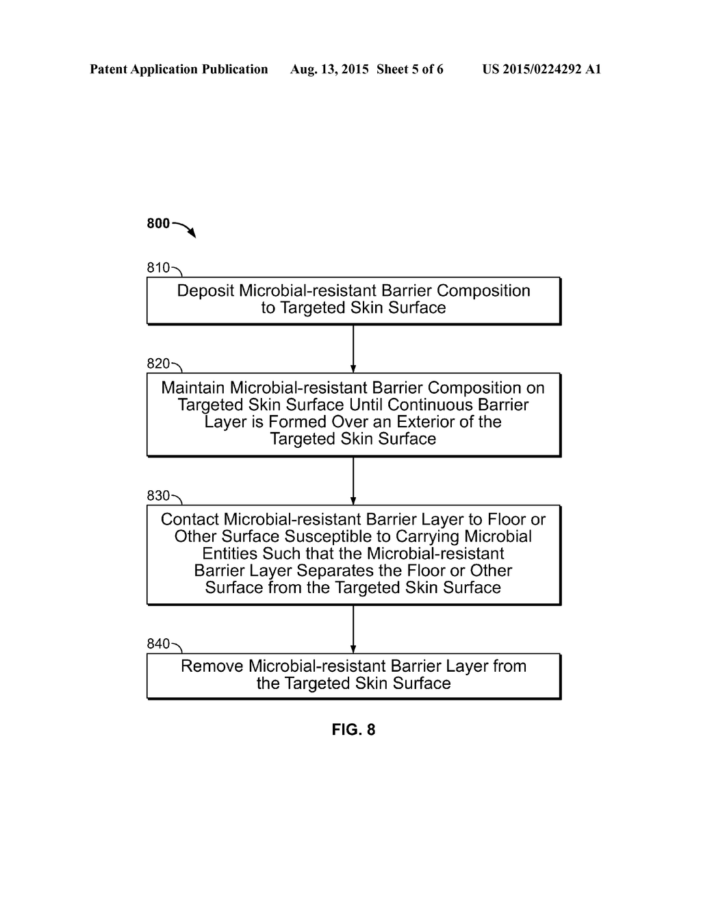 Medical Delivery Devices and Methods for Applying a Barrier Composition to     a Targeted Skin Surface - diagram, schematic, and image 06