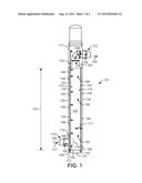 RADIAL FLOW REACTOR HAVING A SIDE INLET NOZZLE AND METHODS FOR REACTING     HYDROCARBONS USING THE SAME diagram and image