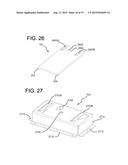 Food Product Cutting Apparatus Having Onboard Pusher and Blade Cartridge     Storage, and Pusher/Blade Cartridge Sets Suitable Therefor diagram and image