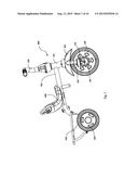 VEHICLE HAVING A SWIVEL WHEEL diagram and image