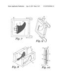 SURF FIN INCLUDING INJECTION MOLDED PRE-IMPREGNATED COMPOSITE FIBER MATRIX     INSERTS diagram and image