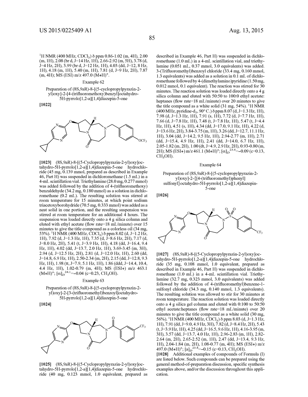 AGENTS FOR TREATING PAIN AND USES THEREOF - diagram, schematic, and image 86