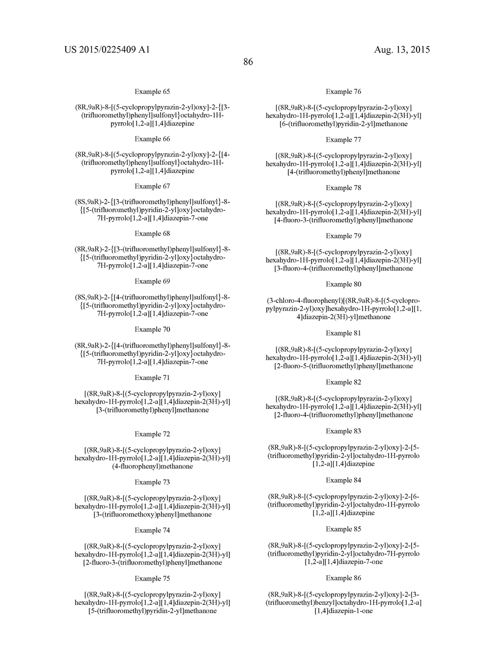 AGENTS FOR TREATING PAIN AND USES THEREOF - diagram, schematic, and image 87