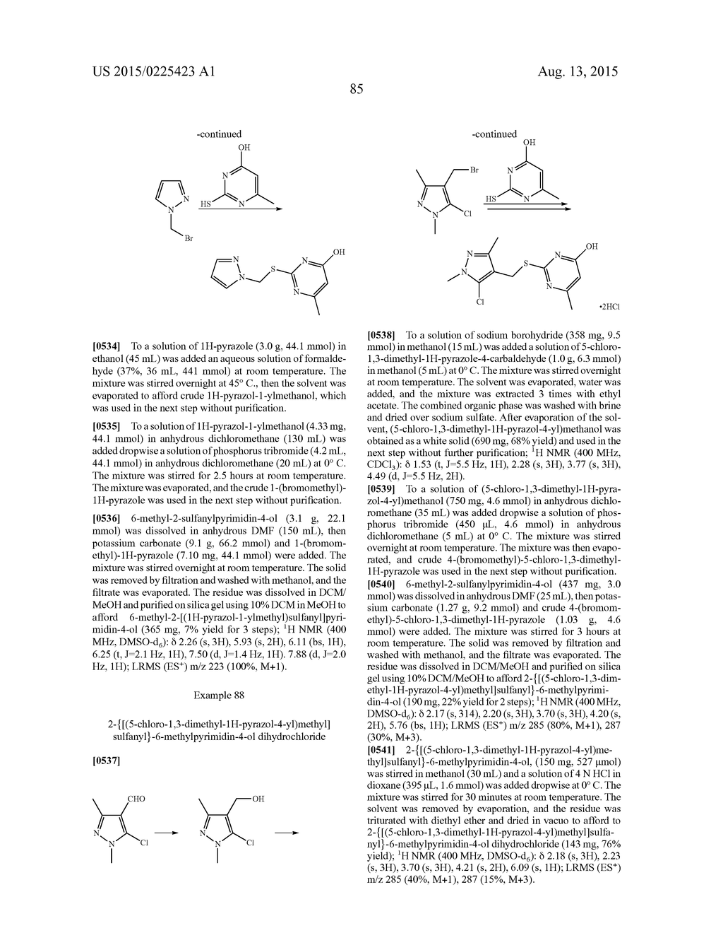 PYRIMIDINES AS NOVEL THERAPEUTIC AGENTS - diagram, schematic, and image 86