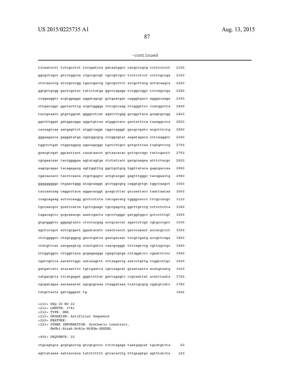 STRONG CONSTITUTIVE PROMOTERS FOR HETEROLOGOUS EXPRESSION OF PROTEINS IN     PLANTS - diagram, schematic, and image 110