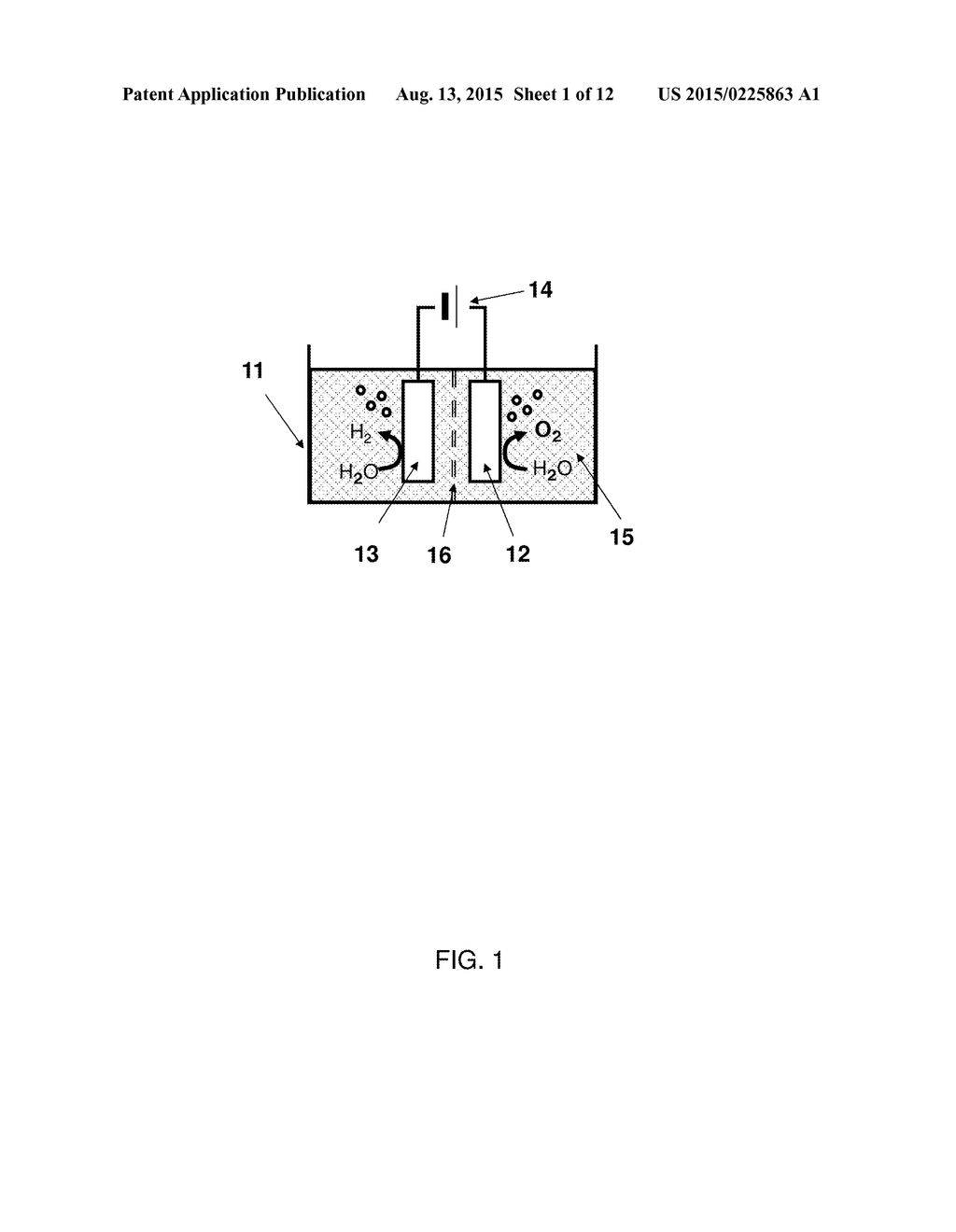 METHOD FOR GENERATING OXYGEN AND WATER ELECTROLYSIS DEVICE - diagram, schematic, and image 02