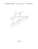 Roofing Ladder with a Modular Angularly Adjustable Platform diagram and image