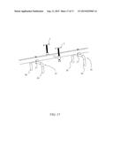 Roofing Ladder with a Modular Angularly Adjustable Platform diagram and image