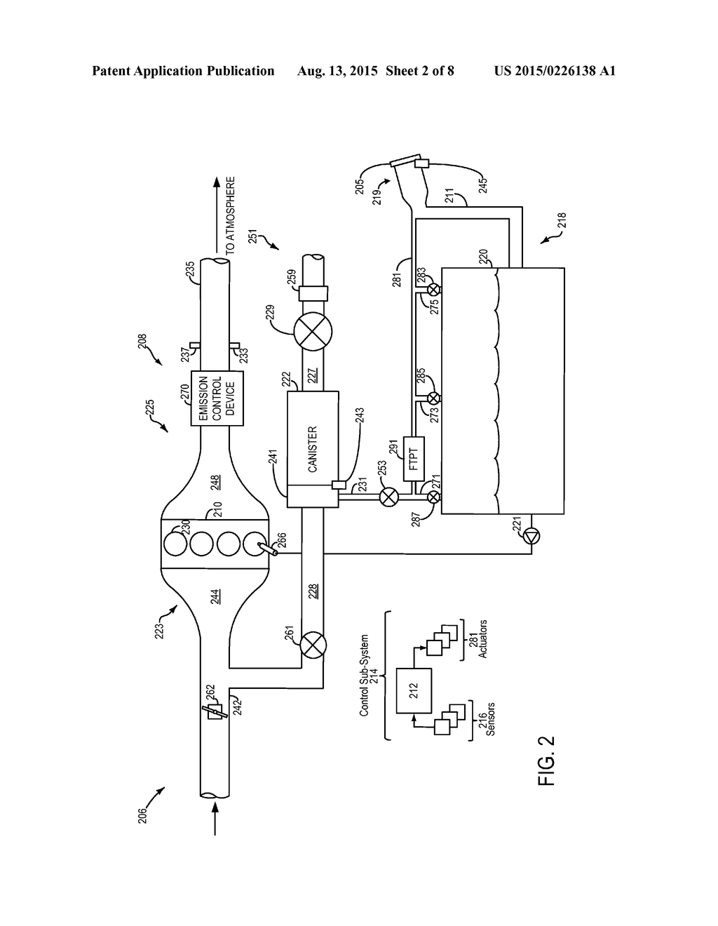 FUEL TANK DEPRESSURIZATION BEFORE REFUELING A PLUG-IN HYBRID VEHICLE - diagram, schematic, and image 03