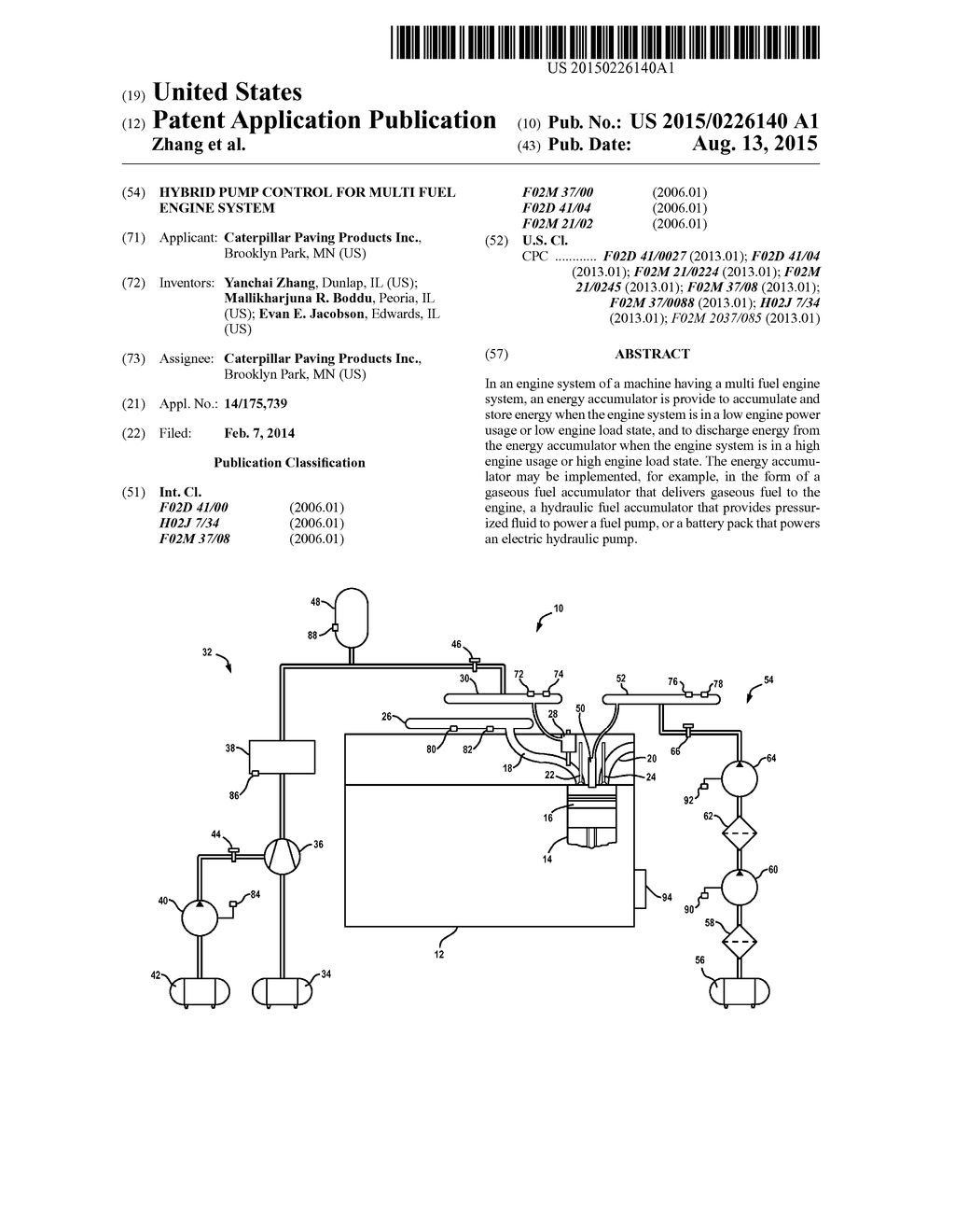 Hybrid Pump Control for Multi Fuel Engine System - diagram, schematic, and image 01