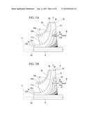 IMPELLER, AND ROTATING MACHINE PROVIDED WITH SAME diagram and image