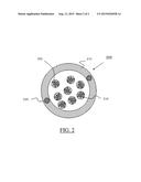 FLAME-RETARDANT OPTICAL CABLE FOR AIR-BLOWN INSTALLATION diagram and image