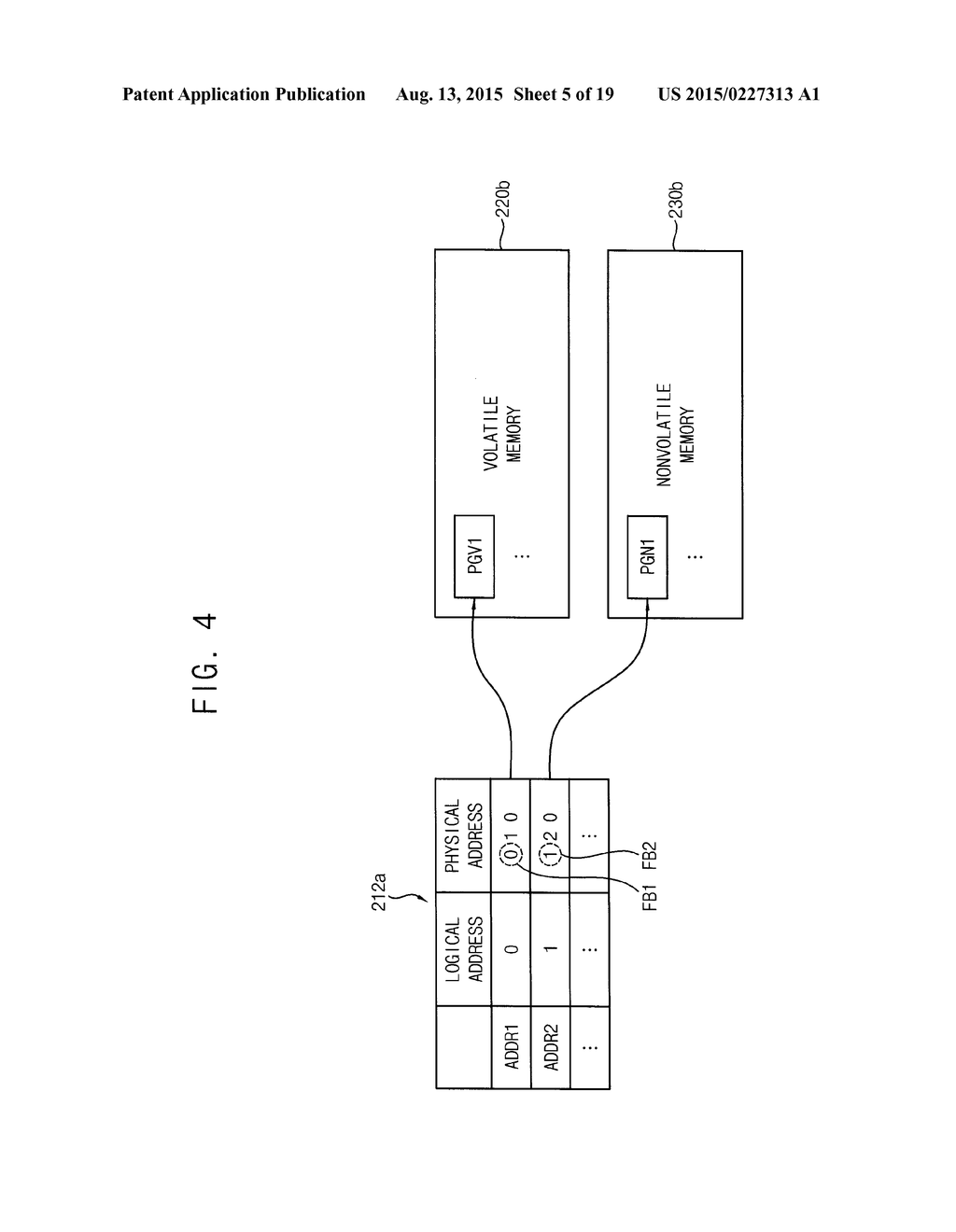 METHOD OF MAPPING ADDRESS IN STORAGE DEVICE, METHOD OF READING DATA FROM     STORAGE DEVICES AND METHOD OF WRITING DATA INTO STORAGE DEVICES - diagram, schematic, and image 06