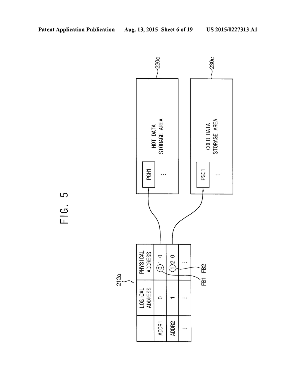 METHOD OF MAPPING ADDRESS IN STORAGE DEVICE, METHOD OF READING DATA FROM     STORAGE DEVICES AND METHOD OF WRITING DATA INTO STORAGE DEVICES - diagram, schematic, and image 07