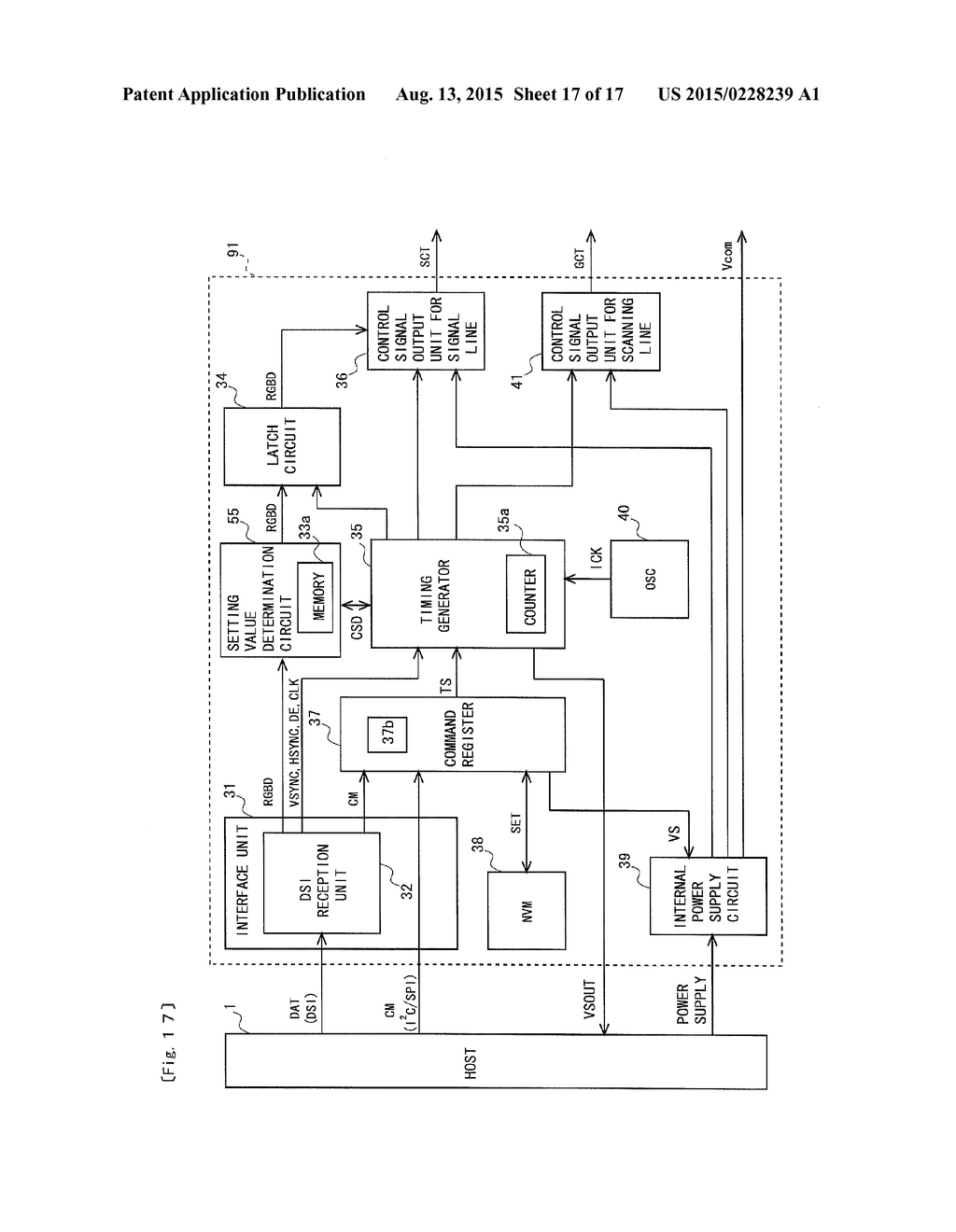 DISPLAY DEVICE AND METHOD OF DRIVING THE SAME - diagram, schematic, and image 18