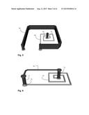 Polymer Frame for a Chip, Such That the Frame Comprises at Least One Via     in Series with a Capacitor diagram and image