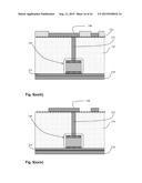 Polymer Frame for a Chip, Such That the Frame Comprises at Least One Via     in Series with a Capacitor diagram and image