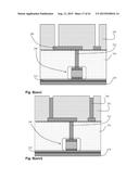 Polymer Frame for a Chip, Such That the Frame Comprises at Least One Via     in Series with a Capacitor diagram and image