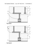 Polymer Frame for a Chip, Such That the Frame Comprises at Least One Via     in Series with a Capacitor diagram and image