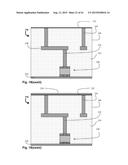 Polymer Frame for a Chip, Such That the Frame Comprises at Least One Via     in Series with a Capacitor diagram and image