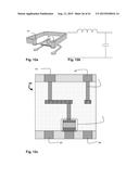 Polymer Frame for a Chip, Such That the Frame Comprises at Least One Via     in Series with a Capacitor diagram and image