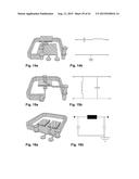 Polymer Frame for a Chip, Such That the Frame Comprises at Least One Via     in Series with a Capacitor diagram and image