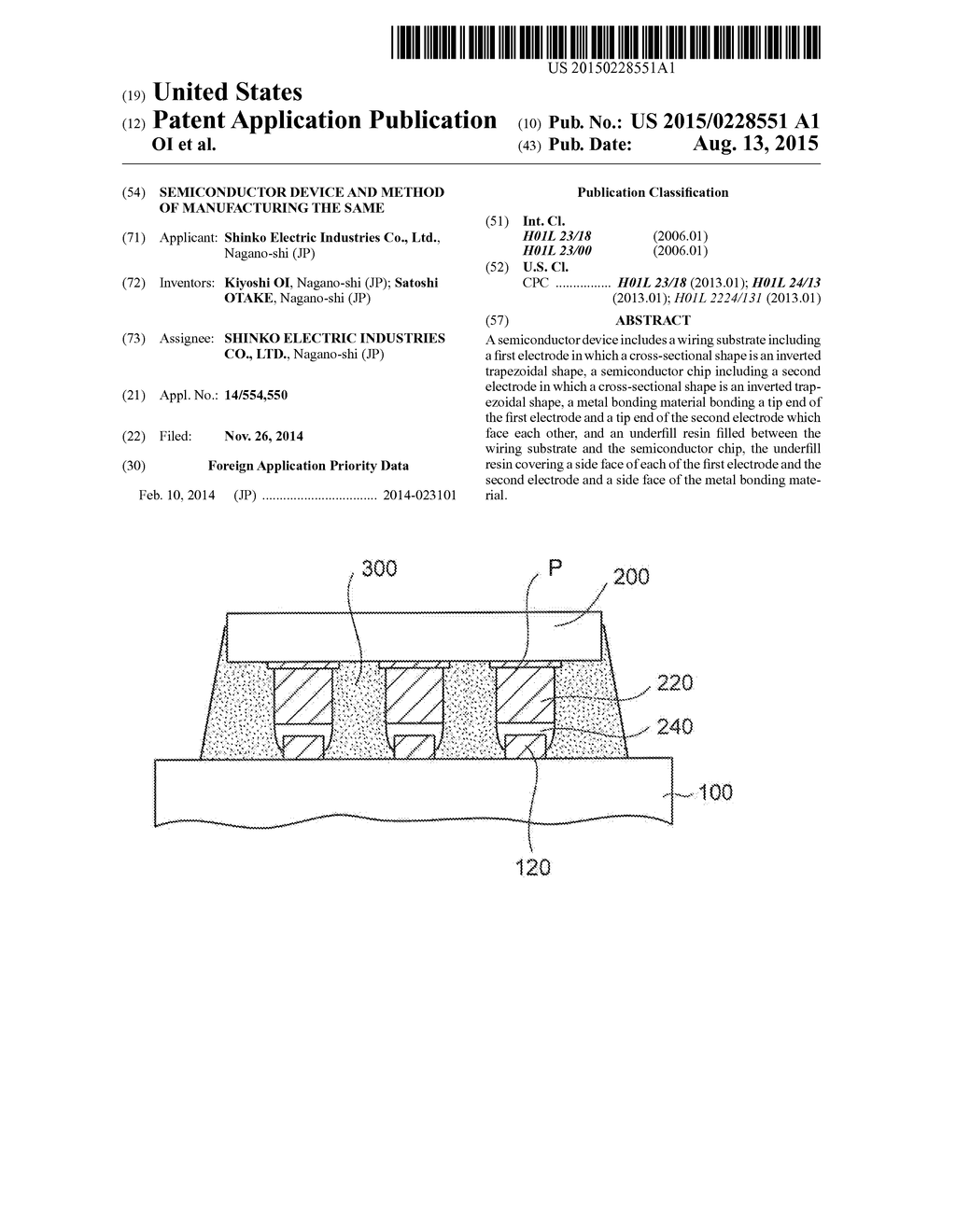 SEMICONDUCTOR DEVICE AND METHOD OF MANUFACTURING THE SAME - diagram, schematic, and image 01