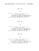 STACKED SEMICONDUCTOR PACKAGES, METHODS FOR FABRICATING THE SAME, AND /OR     SYSTEMS EMPLOYING THE SAME diagram and image