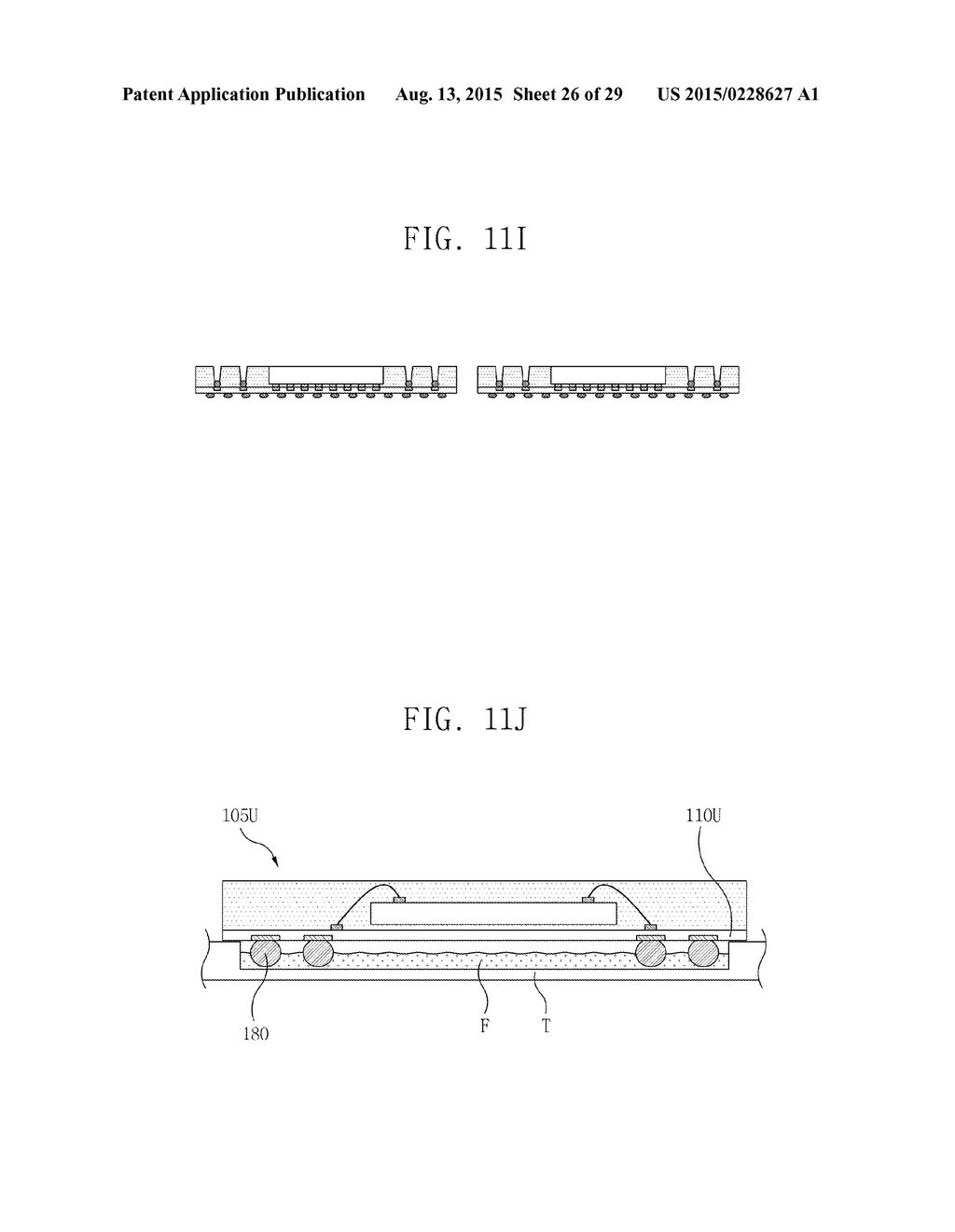 STACKED SEMICONDUCTOR PACKAGES, METHODS FOR FABRICATING THE SAME, AND /OR     SYSTEMS EMPLOYING THE SAME - diagram, schematic, and image 27