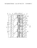 LAMINATED STRUCTURE, DISPLAY DEVICE AND DISPLAY UNIT EMPLOYING SAME diagram and image