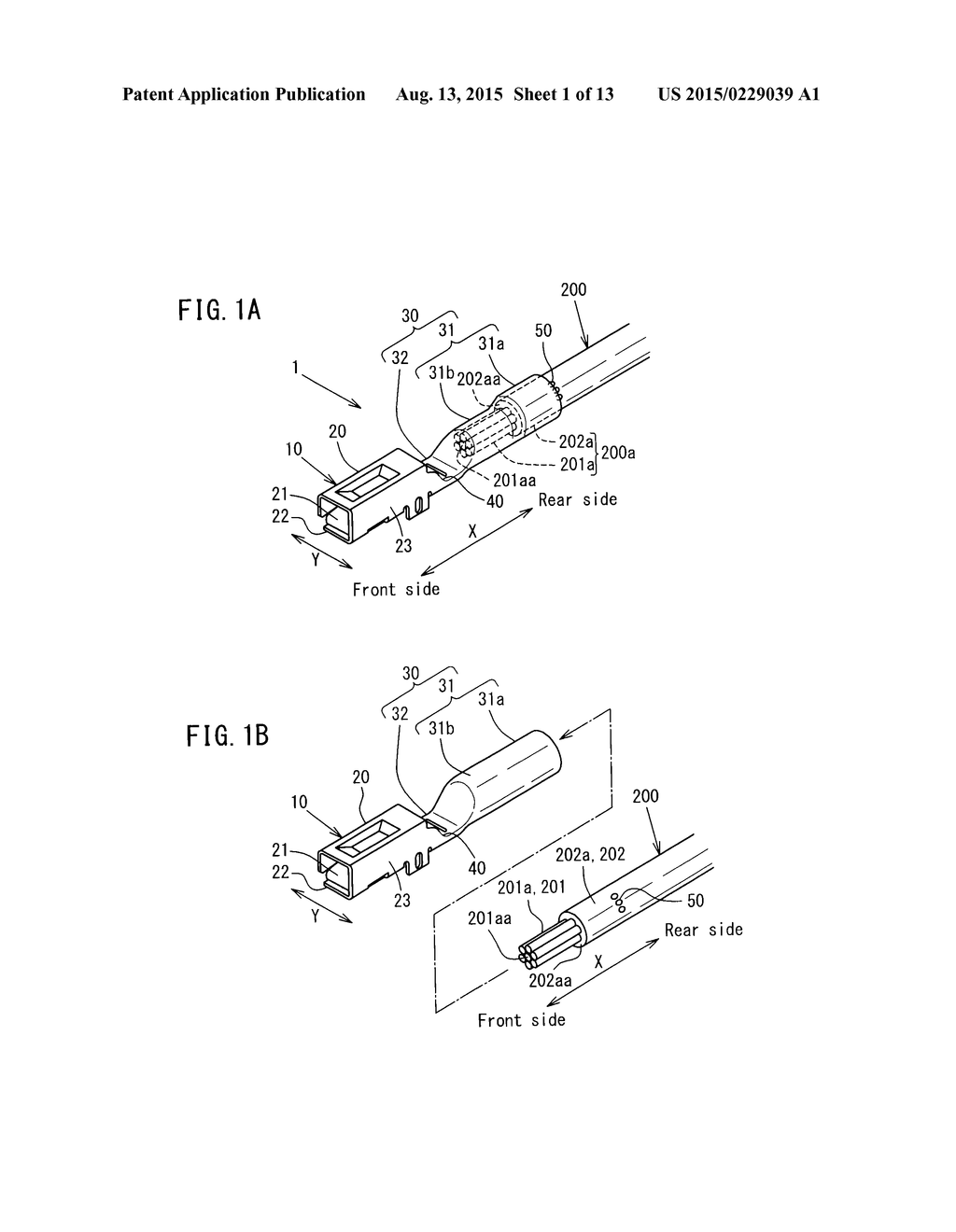 INSULATED WIRE-TERMINAL CONNECTION STRUCTURE, WIRE HARNESS, AND INSULATED     WIRE-TERMINAL CONNECTION METHOD - diagram, schematic, and image 02