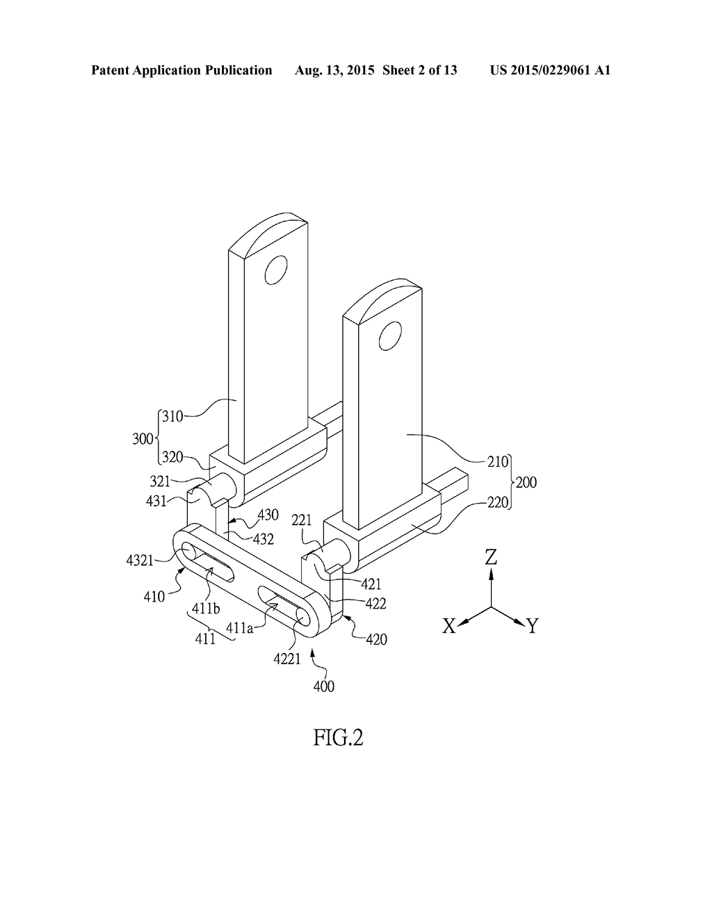 POWER PLUG DEVICE AND LINKAGE MECHANISM THEREOF - diagram, schematic, and image 03