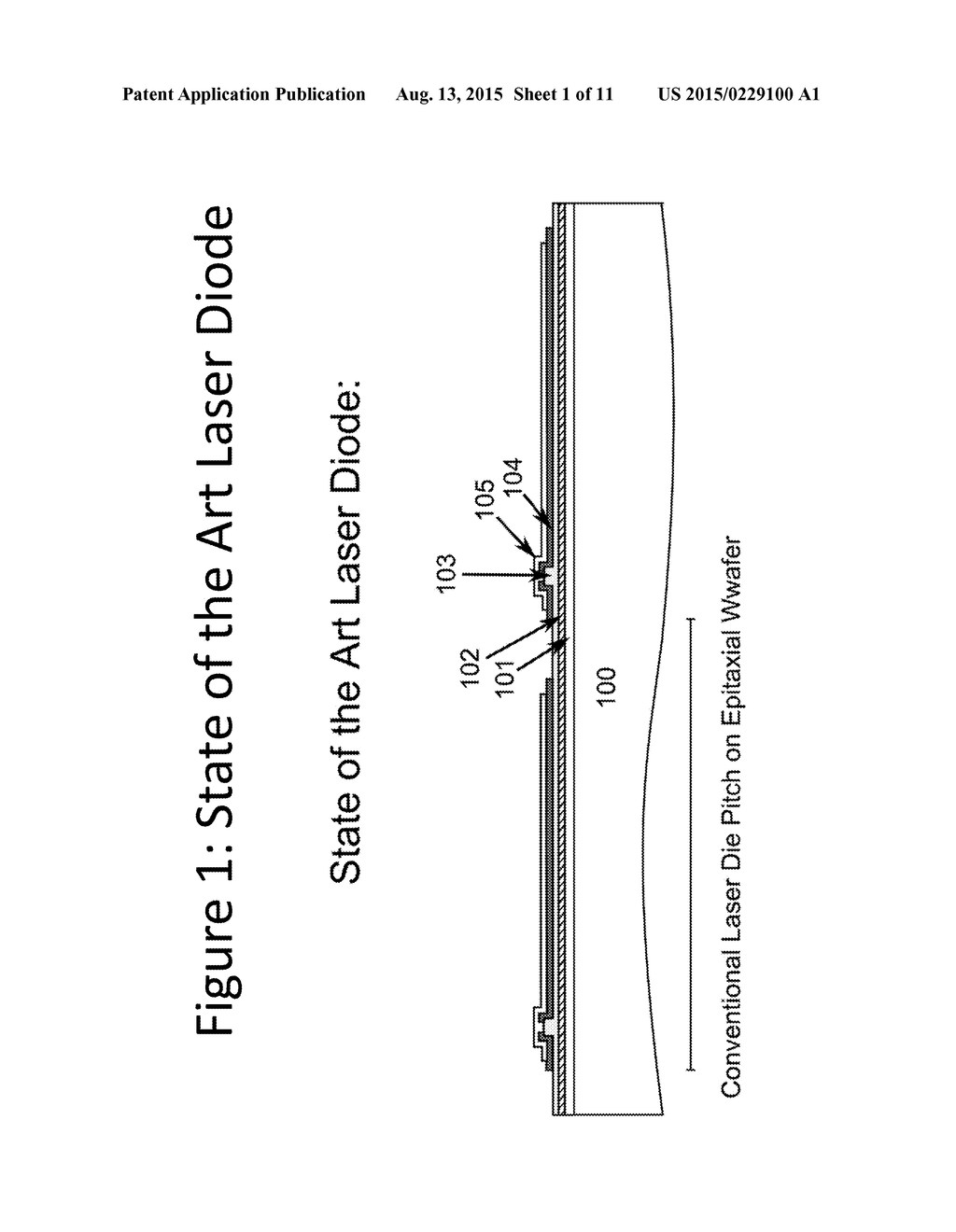 METHOD FOR MANUFACTURING GALLIUM AND NITROGEN BEARING LASER DEVICES WITH     IMPROVED USAGE OF SUBSTRATE MATERIAL - diagram, schematic, and image 02