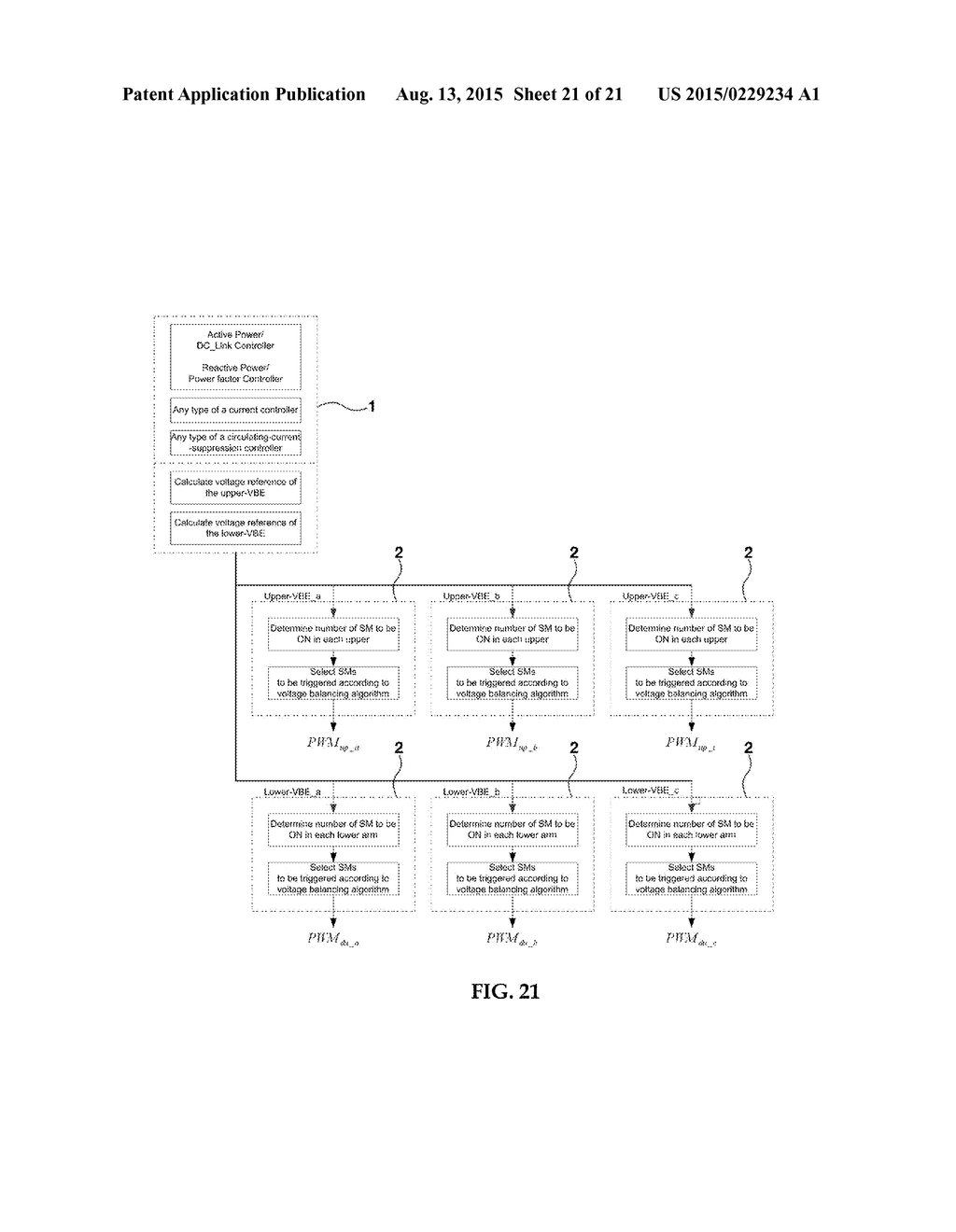 DRIVING APPARATUS AND METHOD FOR MODULAR MULTI-LEVEL CONVERTER - diagram, schematic, and image 22