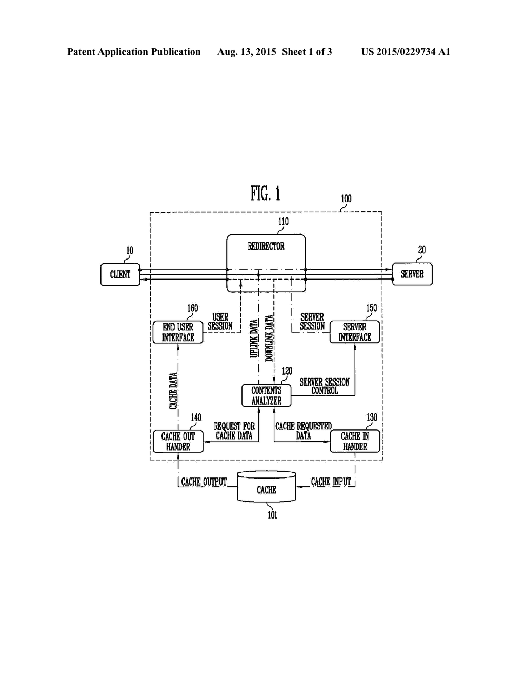 TRANSPARENT INTERNET CACHE AND METHOD FOR PROVIDING TRANSPARENT INTERNET     CACHE - diagram, schematic, and image 02