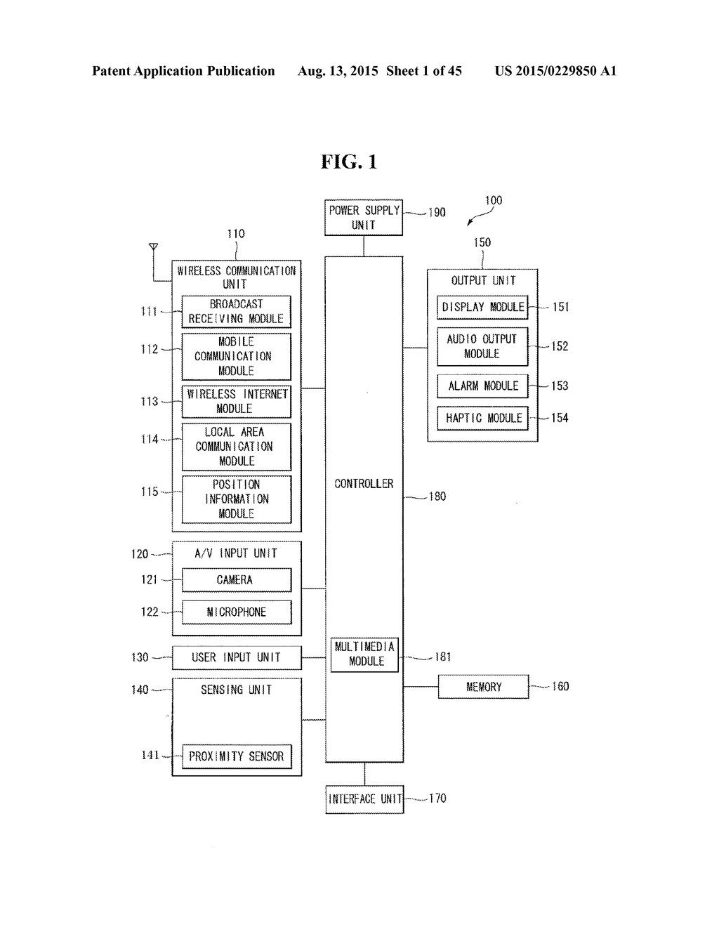 MOBILE TERMINAL AND CONTROL METHOD THEREOF - diagram, schematic, and image 02