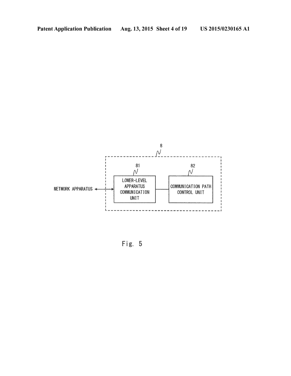 COMMUNICATION APPARATUS, COMMUNICATION METHOD, NON-TRANSITORY COMPUTER     READABLE MEDIUM, AND DISTRIBUTION SERVER - diagram, schematic, and image 05