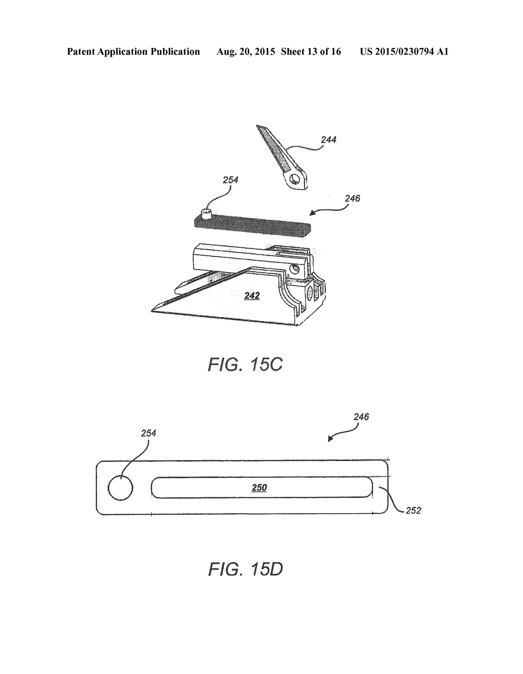 Surgical Instrument With Stowing Knife Blade - diagram, schematic, and image 14