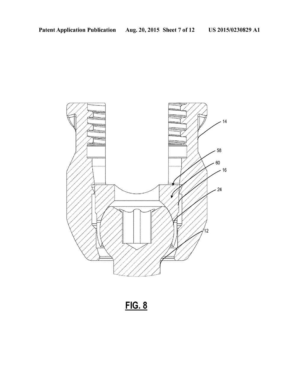 POLYAXIAL BONE ANCHOR INCORPORATING A TWO POSITION SADDLE ASSEMBLY - diagram, schematic, and image 08