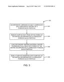 MATRIX-INCORPORATED FLUORESCENT POROUS AND NON-POROUS SILICA PARTICLES FOR     MEDICAL IMAGING diagram and image