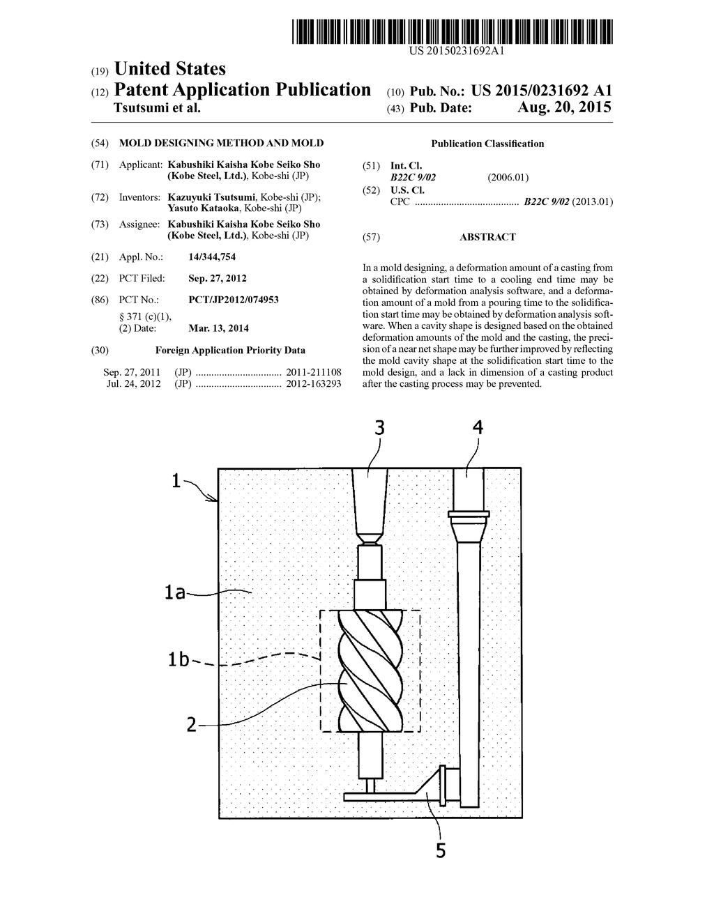 MOLD DESIGNING METHOD AND MOLD - diagram, schematic, and image 01