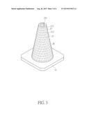 METHOD FOR MANUFACTURING FOAM SAFETY CONES diagram and image