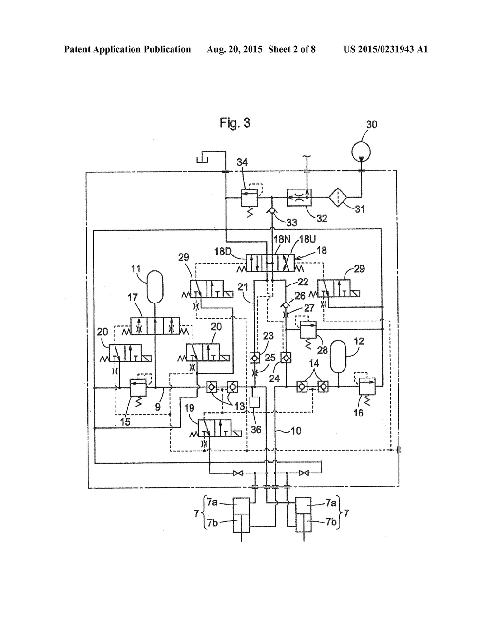 Hydraulic Suspension System for Work Vehicle - diagram, schematic, and image 03